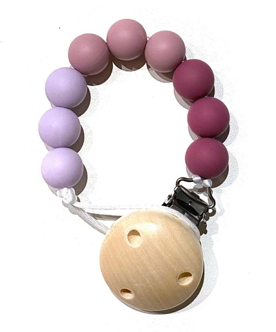 Speenkoord ombre paars