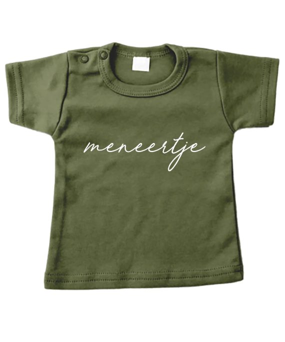 t-shirt meneertje khaki