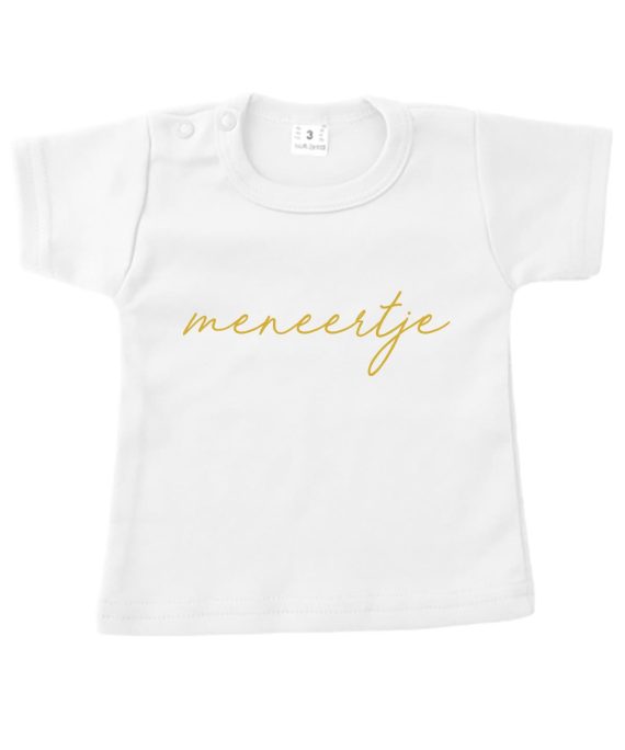 t-shirt meneertje wit